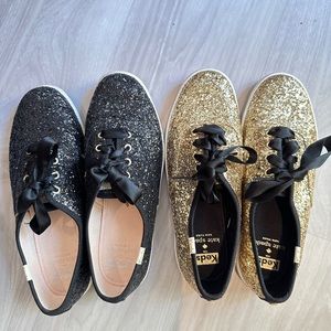 Kate, spade glitter brand new Keds sneakers, size 6.5
